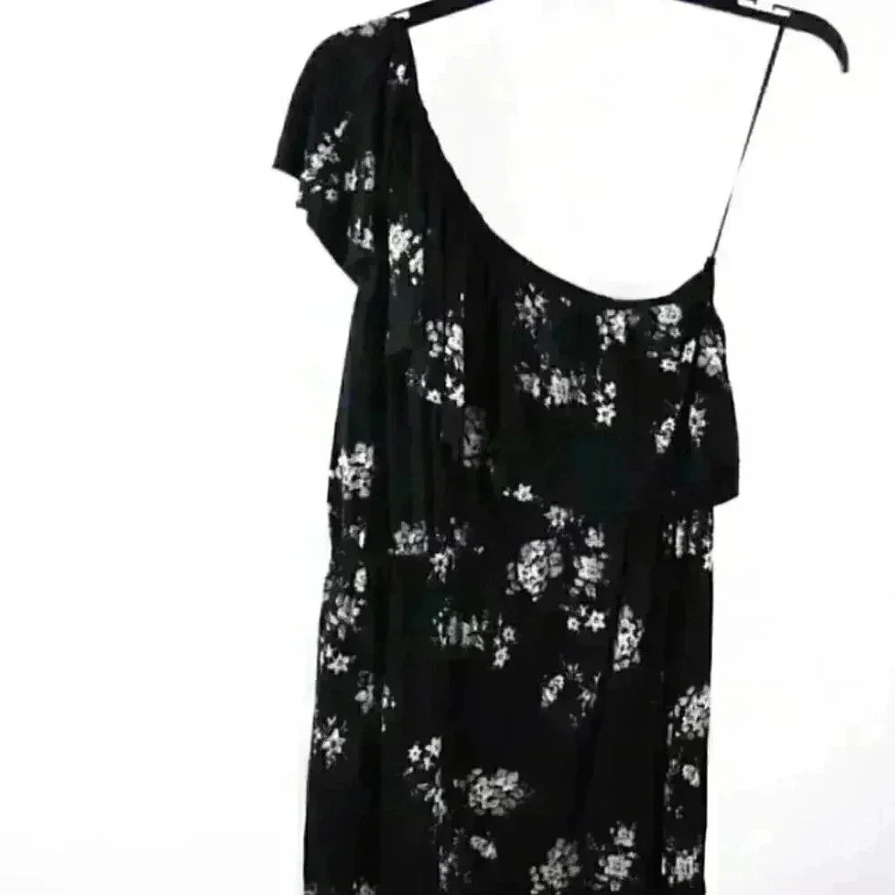 Lucky brand one shoulder dress sz S